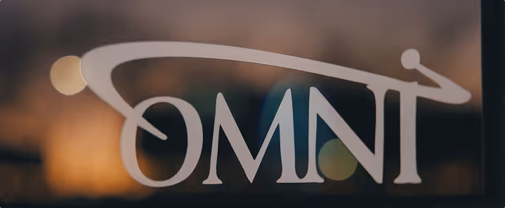 Omni logo printed on a car.
