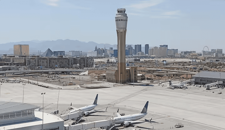 Las Vegas Airport top view